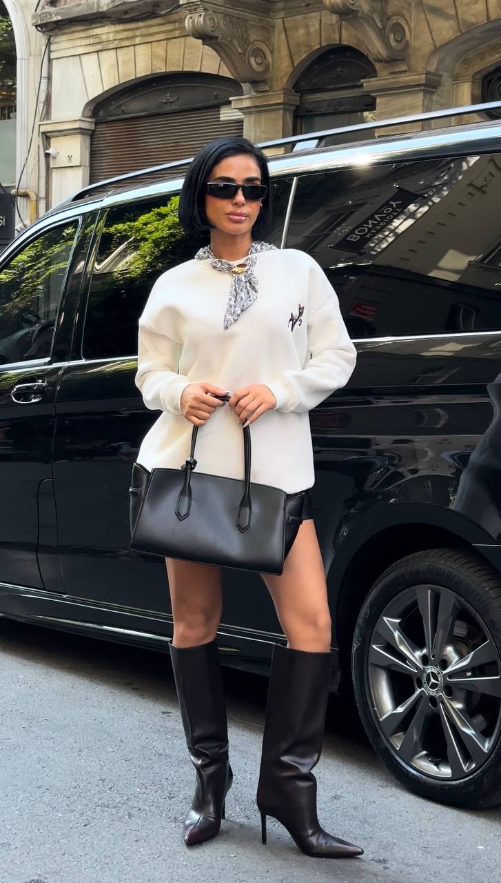 Gazelle Logo Oversized Sweatshirt