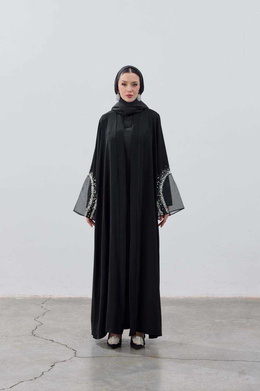 The Pearl Veil Abaya