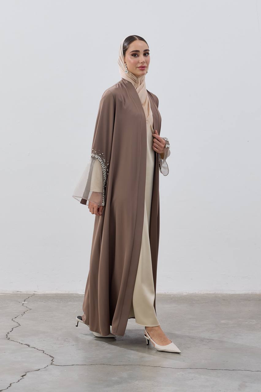 The Pearl Veil Abaya