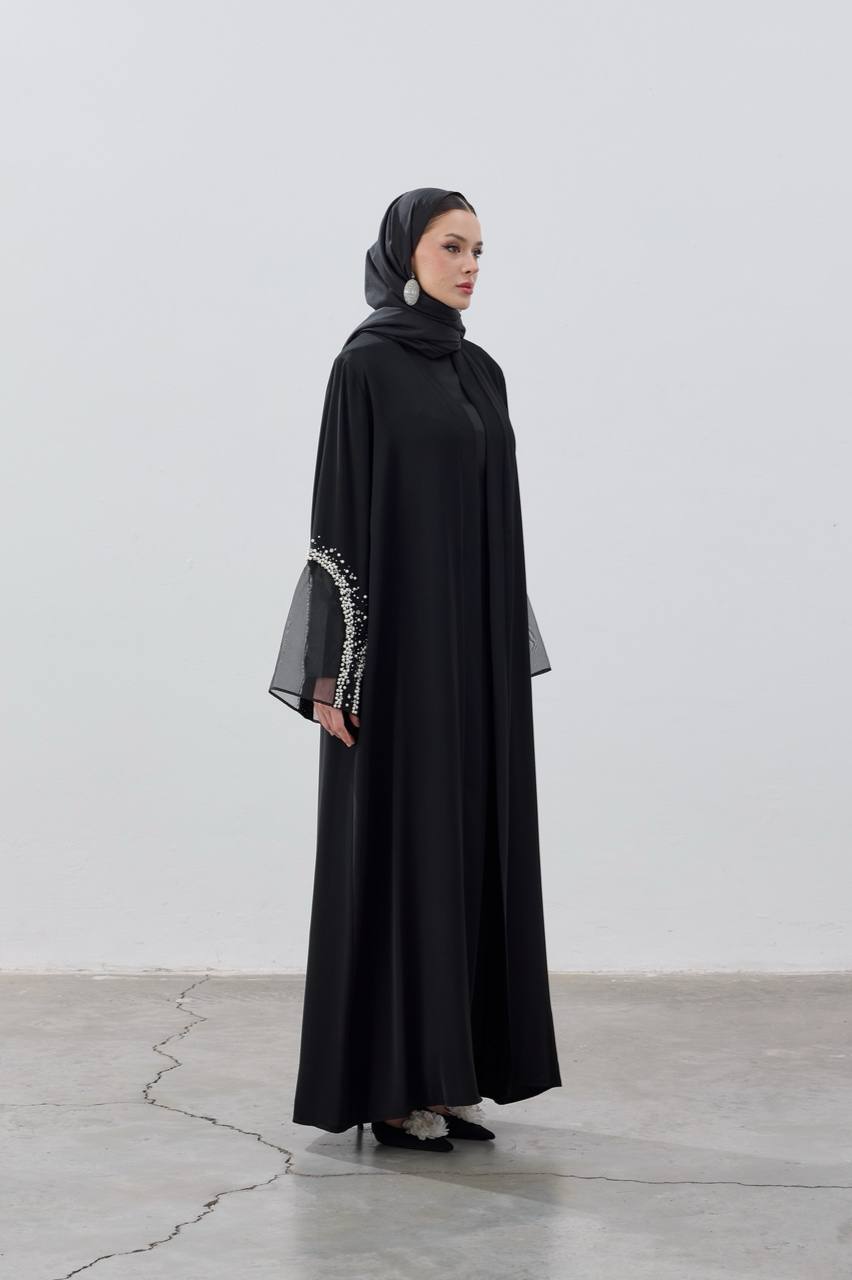 The Pearl Veil Abaya