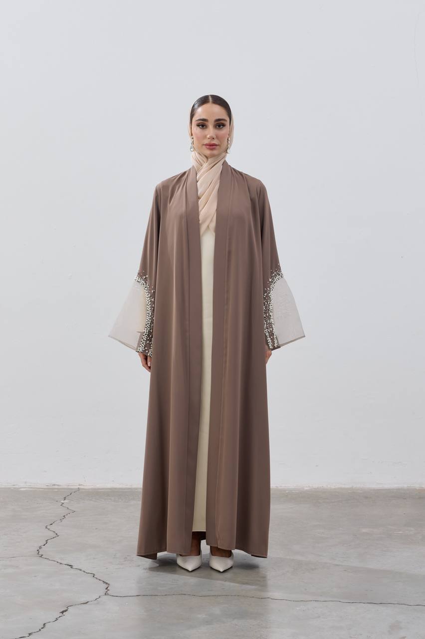 The Pearl Veil Abaya