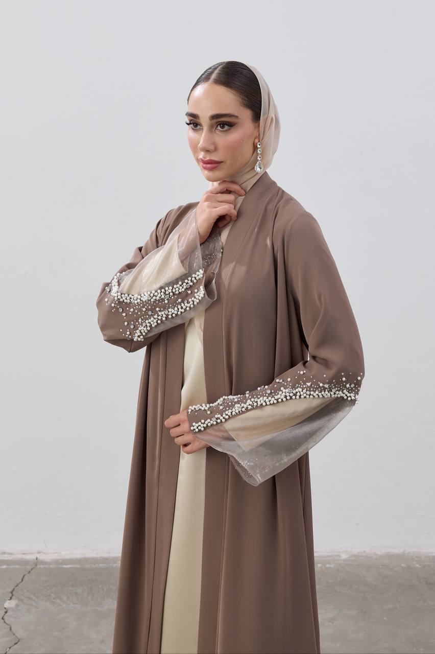 The Pearl Veil Abaya