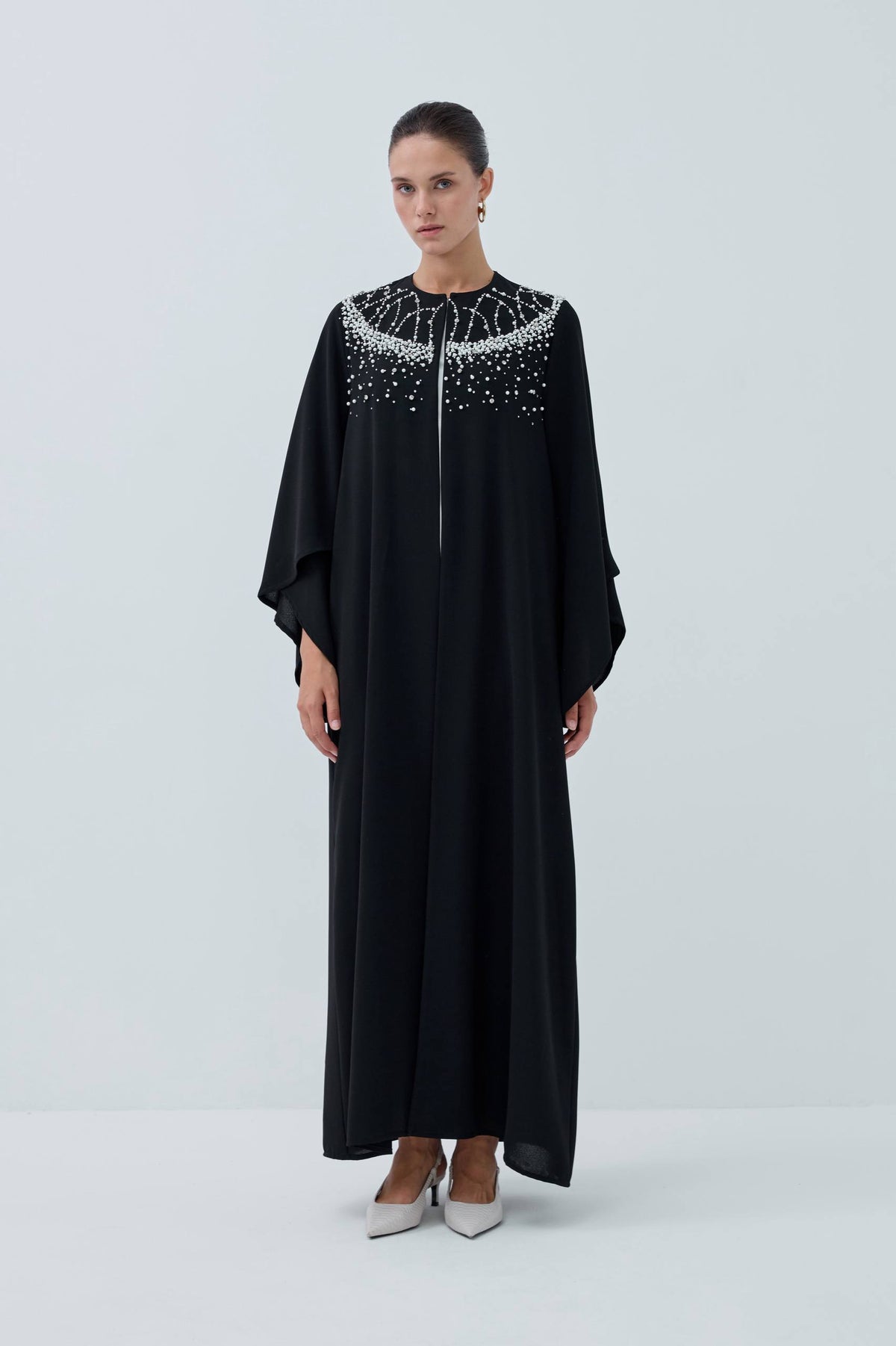 The Pearl Crown Abaya
