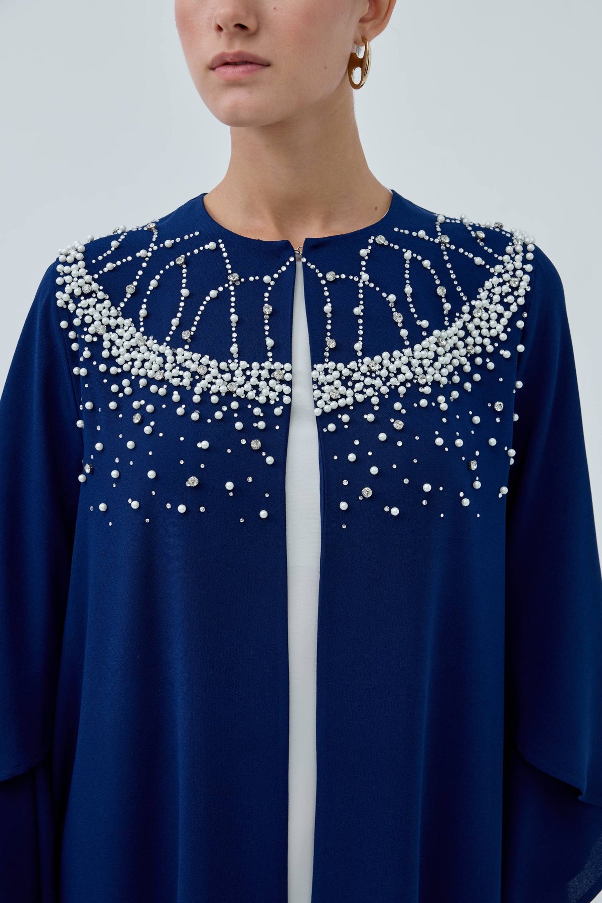The Pearl Crown Abaya