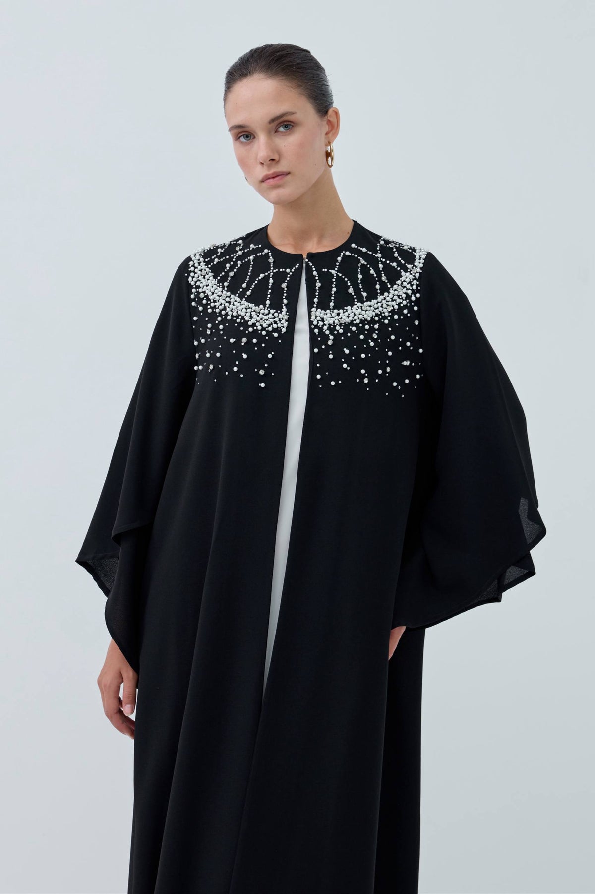 The Pearl Crown Abaya