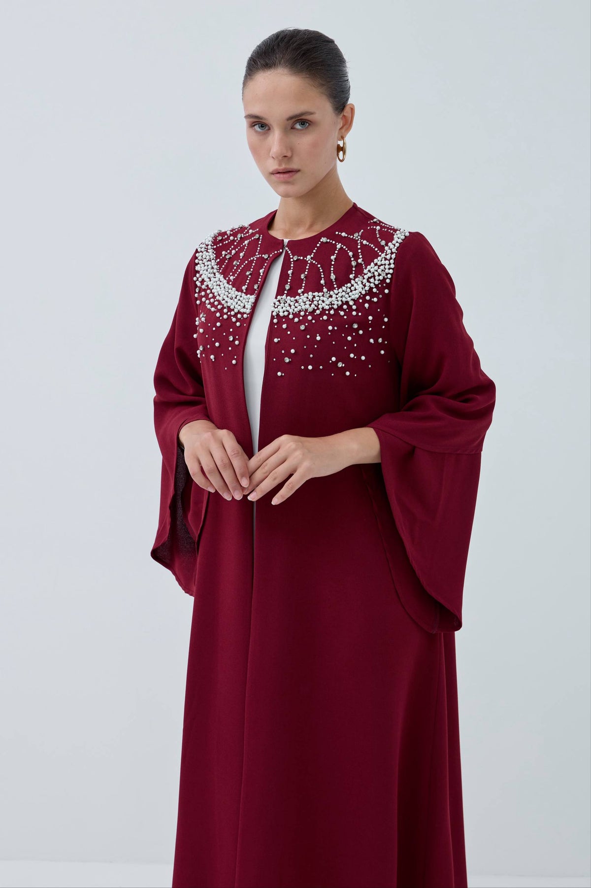 The Pearl Crown Abaya