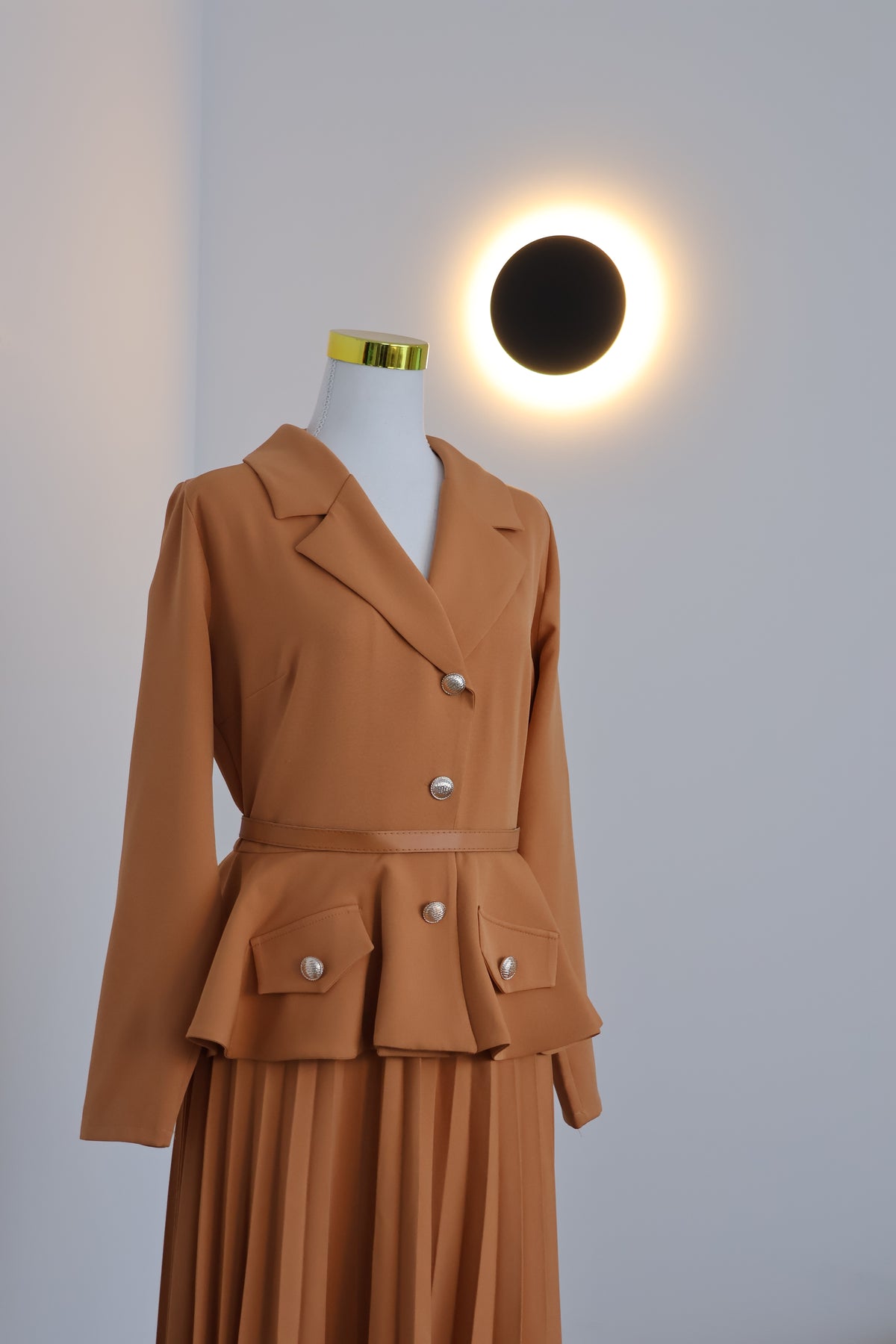 Graceful Pleated Dress