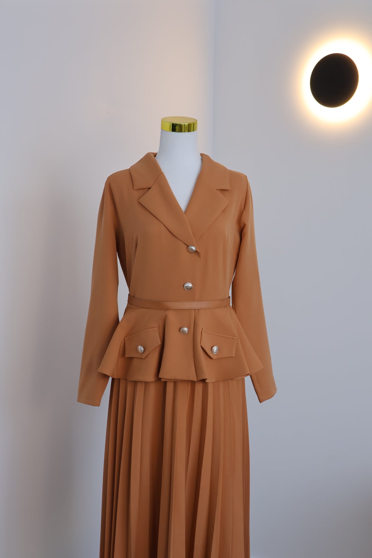 Graceful Pleated Dress
