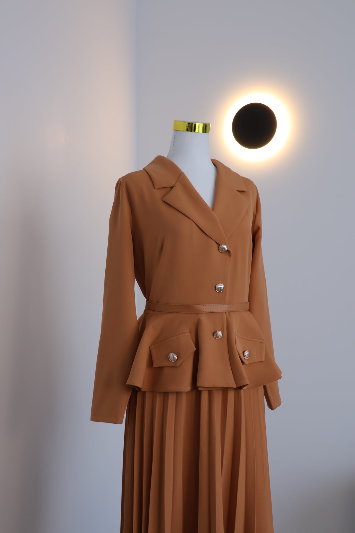 Graceful Pleated Dress