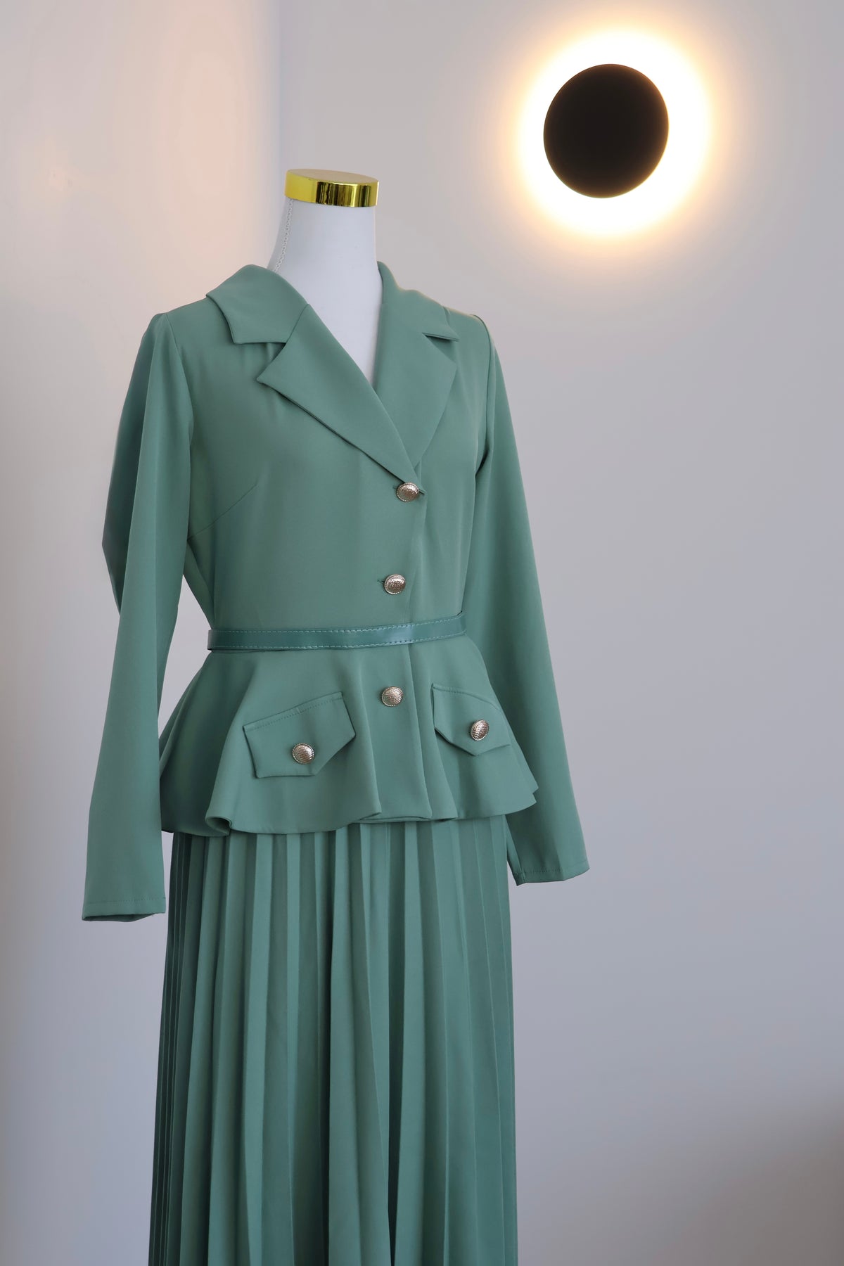 Graceful Pleated Dress