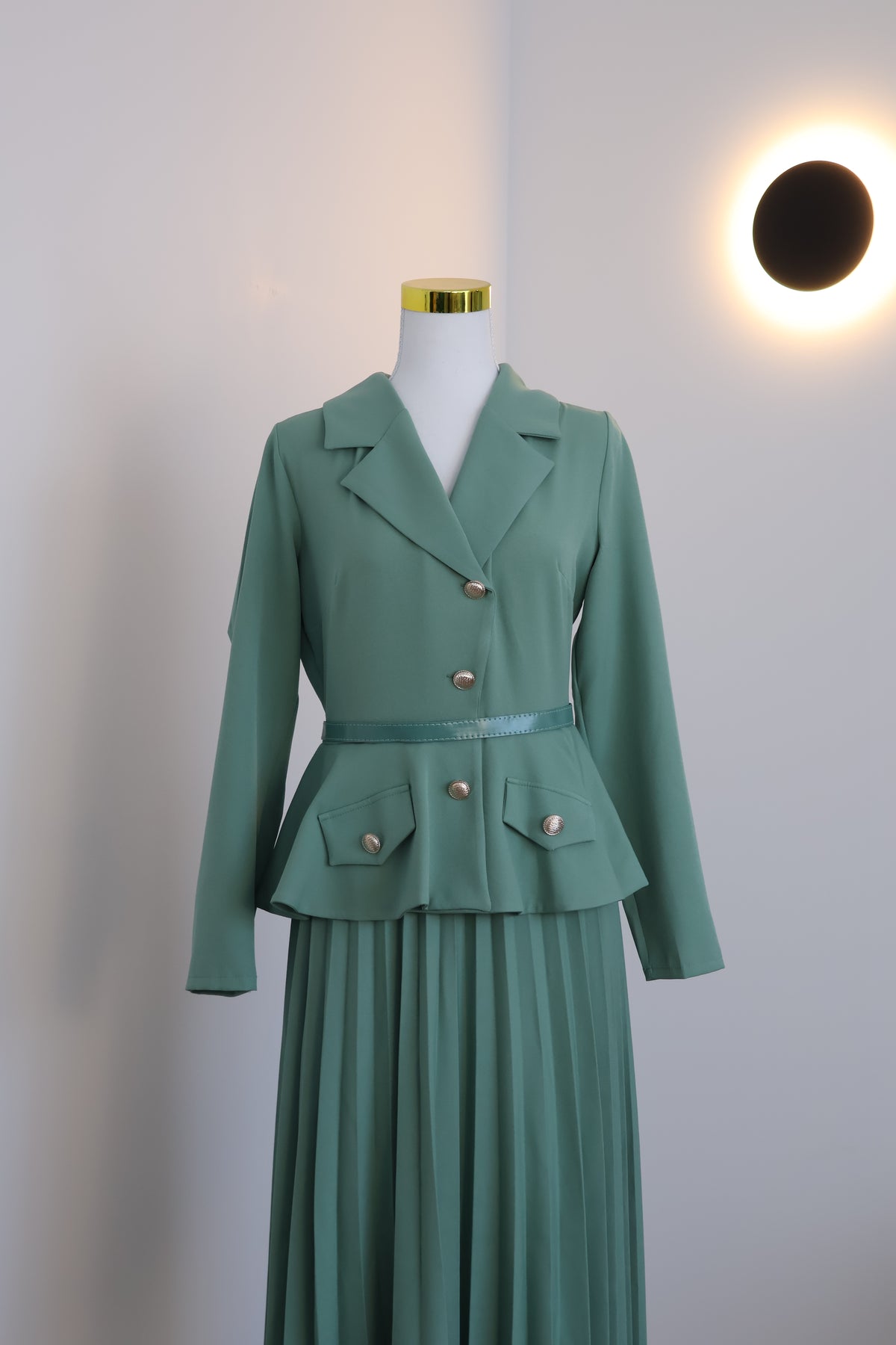 Graceful Pleated Dress