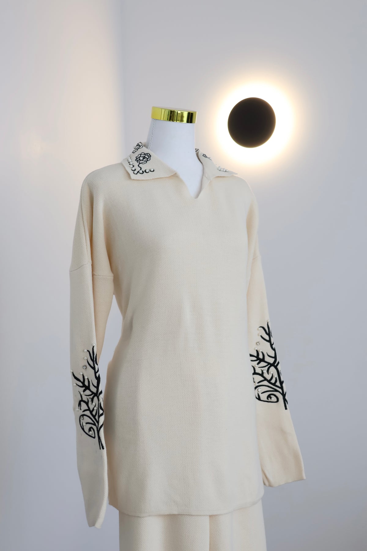 Ivory Enchanted Knit Set