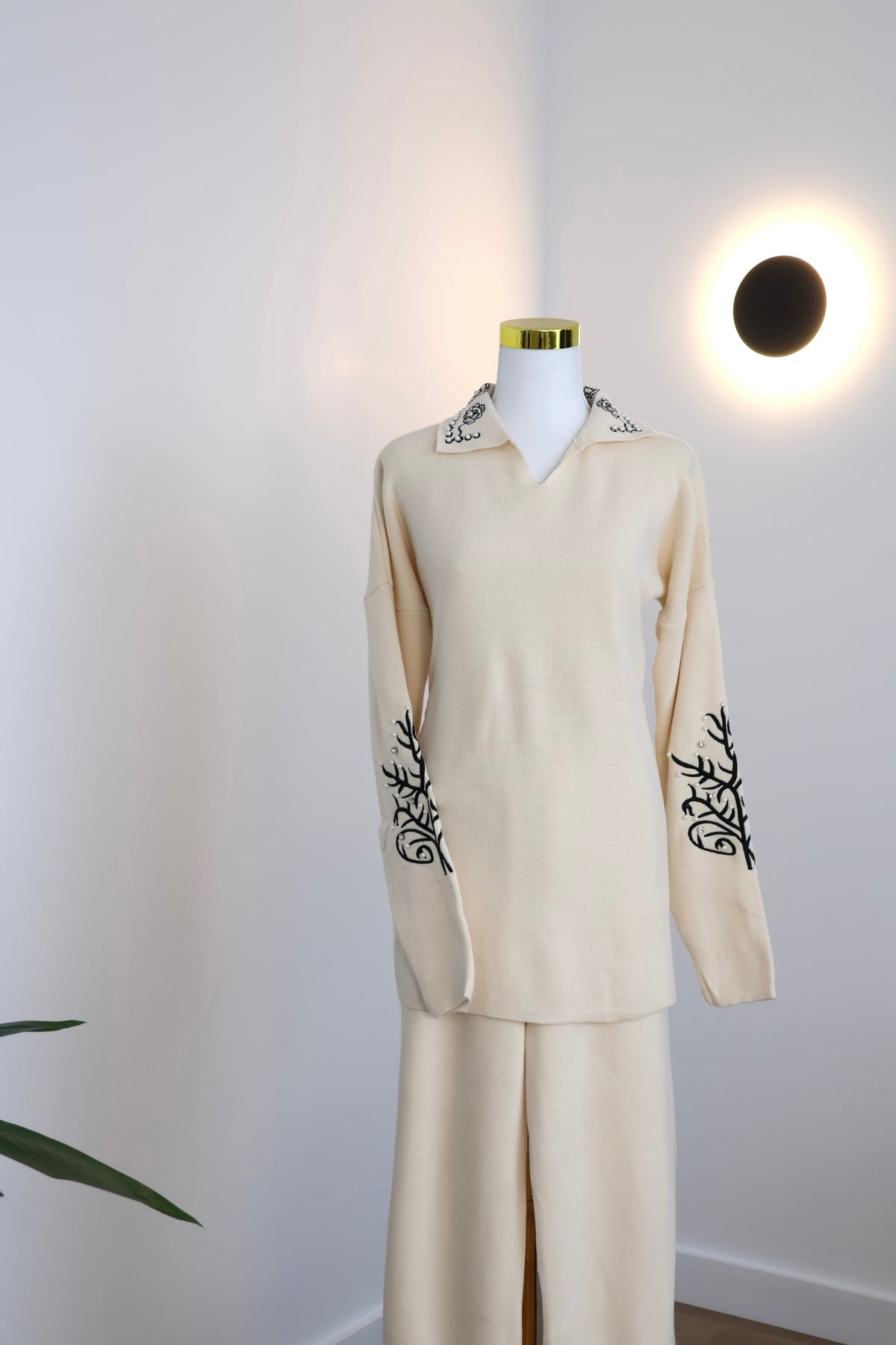 Ivory Enchanted Knit Set