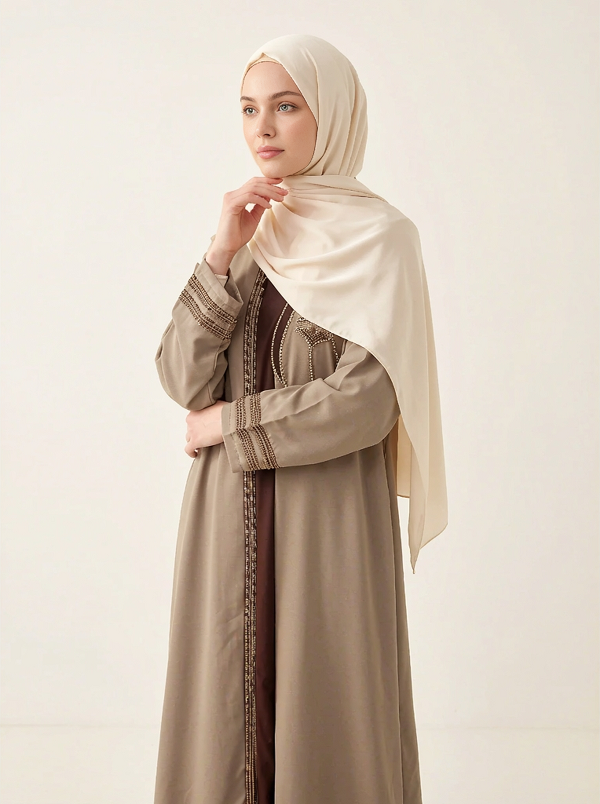The Elegant Harmony Abaya