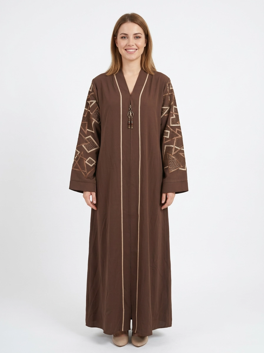 The Azure Glow Abaya