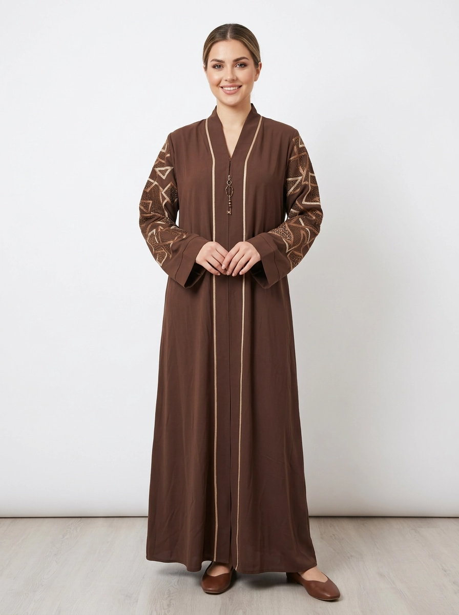The Azure Glow Abaya