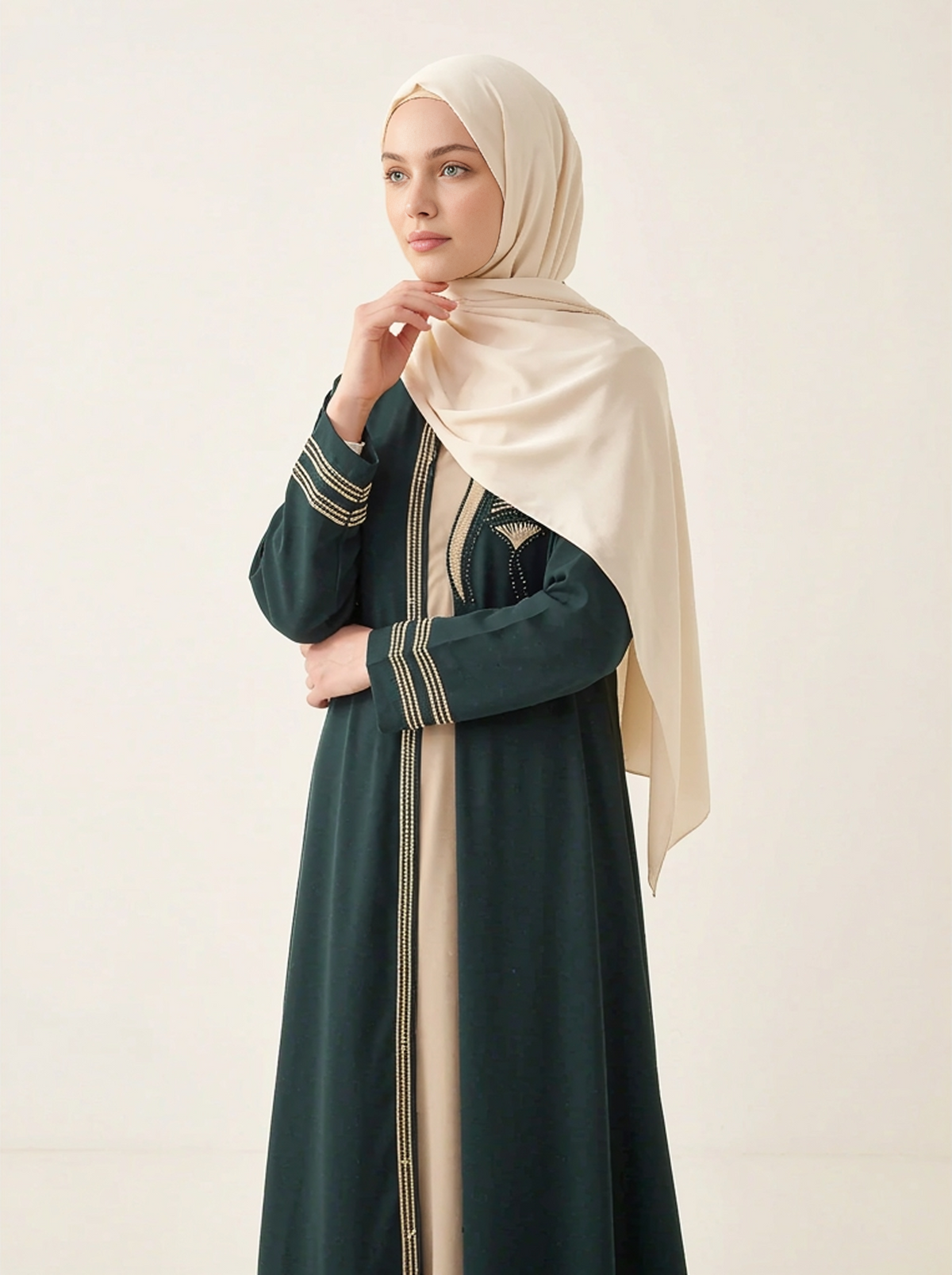 The Elegant Harmony Abaya